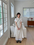 Gibyu Basic Cotton Wide Pants