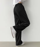 Color Basic Long Wide Banding Training Pants