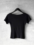 Cheese Deep V-Neck Tee
