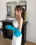 Cheek Flower Layered Sleeveless