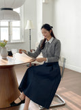 Laty Round Ribbon Cardigan