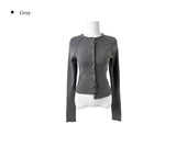 [Spring] Ulin Button Unbalance Round Cardigan