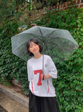 [unisex] Pupons Number Printing Over Short Sleeve Tee
