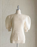 Ruben Puff Pleated T-Blouse