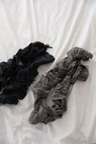 Check Vintage Ruffle Scarf