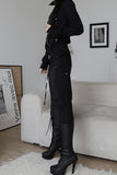 Hats Line Midi Skirt