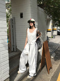 PUNCHING LACE SLEEVELESS BL