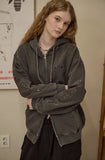 [2-WAY] Jemdenim Patch Pigment Hood Zip-Up