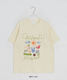Sanili Over Printing Short Sleeve Tee