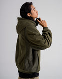 Blend Curve Overfit Heavy Hood Zip-up