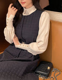 Lovell Quilting Padding Vest One Piece (Belt set)