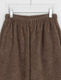 Halka Bokashi Hairy Knit Banding Wide Pants