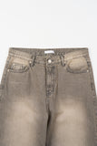 Thirty gray teen washed denim pants