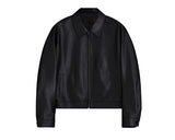 [Real Leather] Lambskin Overfit Two Way Single Jacket