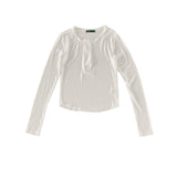 Slit Tencel Long Sleeve