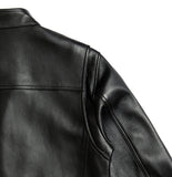 Lambskin Square Pocket Biker Jacket