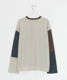 Honyu Color Matching Over Round Tee