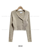 Hari unbalanced crop knit