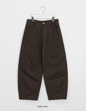 [unisex] Kelper Embroidered Cotton Balloon Wide Pants