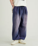 Cozy Slub Denim Banding Pants