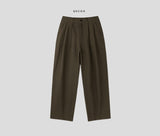 Cooling Linen Two-Tuck Wide Pants