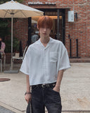 Someday Open Collar Short Sleeve Shirt