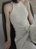 Troa Knit Halter Sleeveless