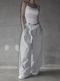 Mepho Pintuck Nylon Rivet Pants
