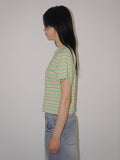 MELODY STRIPE CROP T