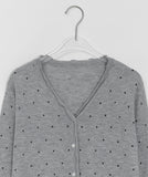Kohiren Dot Knit Cardigan