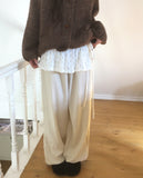 Laom corduroy ribbed jogger pants