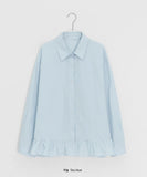 Dilmecca Frill Long Sleeve Shirt Blouse