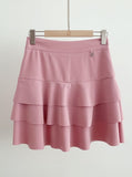 Beckin Span Mini Tiered Skirt Pants