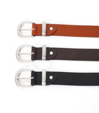 Rot Wide Matte Leather Belt