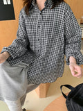 Manei Summer Color Check Over Shirt