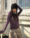 Beltic Dot Ribbon Off-Shoulder T-Shirt