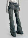 Ariel Fringe Bootcut Denim