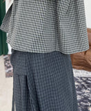 Luper crop check shirt