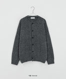 [Unisex] Acolta Bokashi Over Round Knit Cardigan
