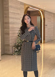 Rafice Hound Check H-Line One Piece