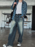 Grain check shirt
