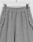 Serimo Frill Banding Wide Pants