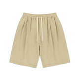 COTTON PINTUCK SHORTS