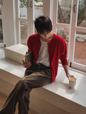 Flat Damage Knit Cardigan