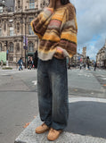 Ripple Semi Baggy Denim Pants