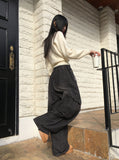Momi Bolero Square Neck Long Sleeve Knit