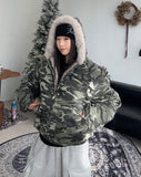 DS Raccoon Camo Hooded Padding