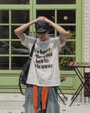 Butter printing short sleeve t-shirt