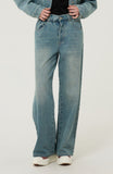 Flower Denim Pants