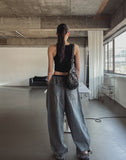 River Dirty Damage Balloon Denim Pants